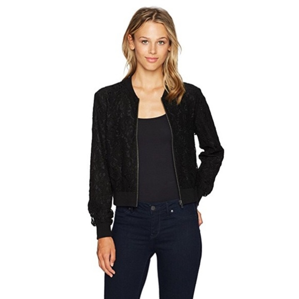 SALE Cupcakes and Cashmere Lace Bomber Jacket, S🧁